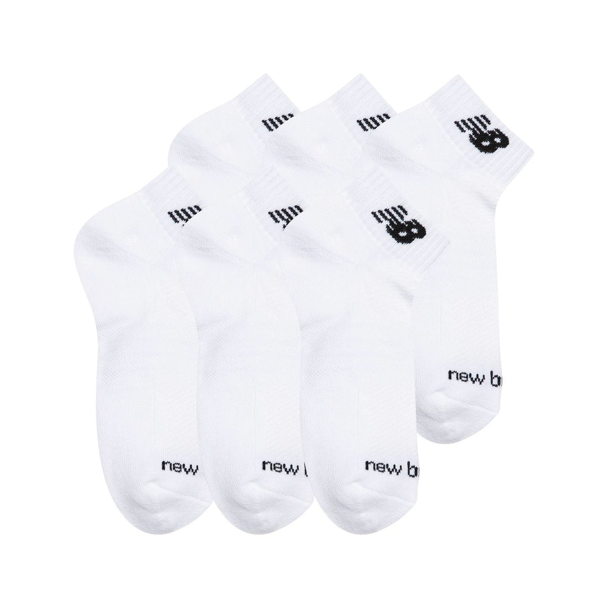New Balance Daily Essentials Cushion Low Cut Socks 6 Pack-3
