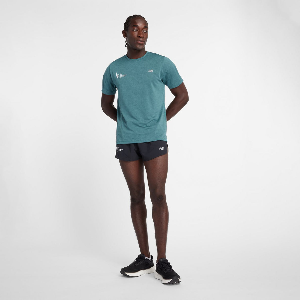 New Balance Men's NYC Marathon Athletics T-Shirt-1