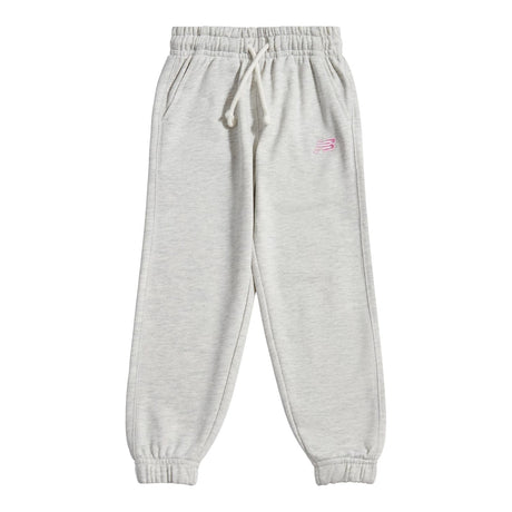 New Balance Girls' French Terry Small Logo Joggers-1