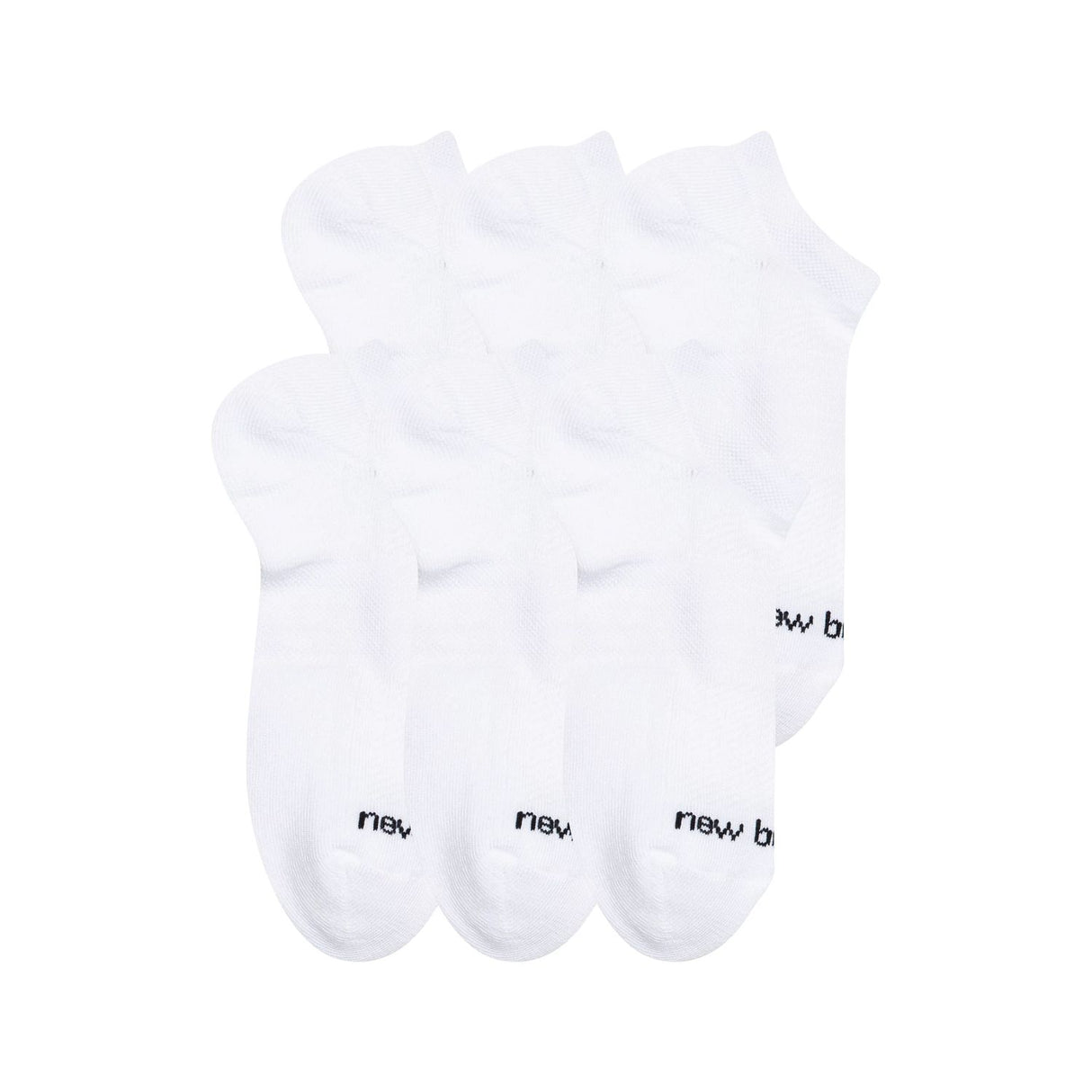 New Balance Daily Essentials Cushion No Show Socks 6 Pack-3