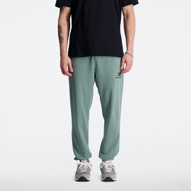 New Balance Men's Essentials Stacked Logo French Terry Sweatpants-1