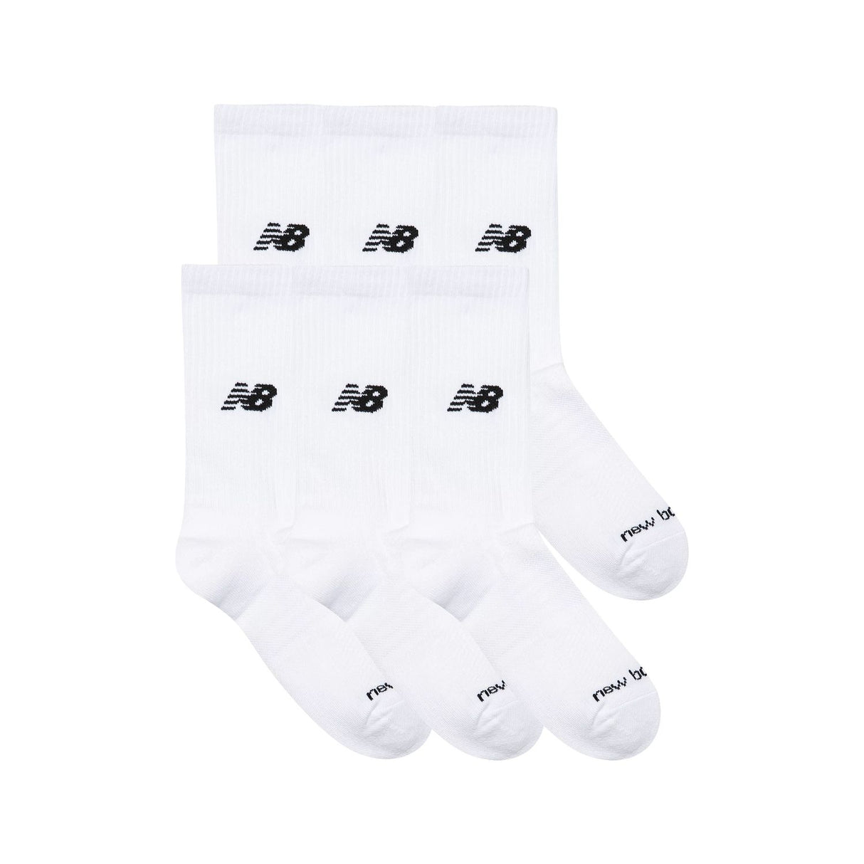 New Balance Daily Essentials Cushion Crew Socks 6 Pack-3