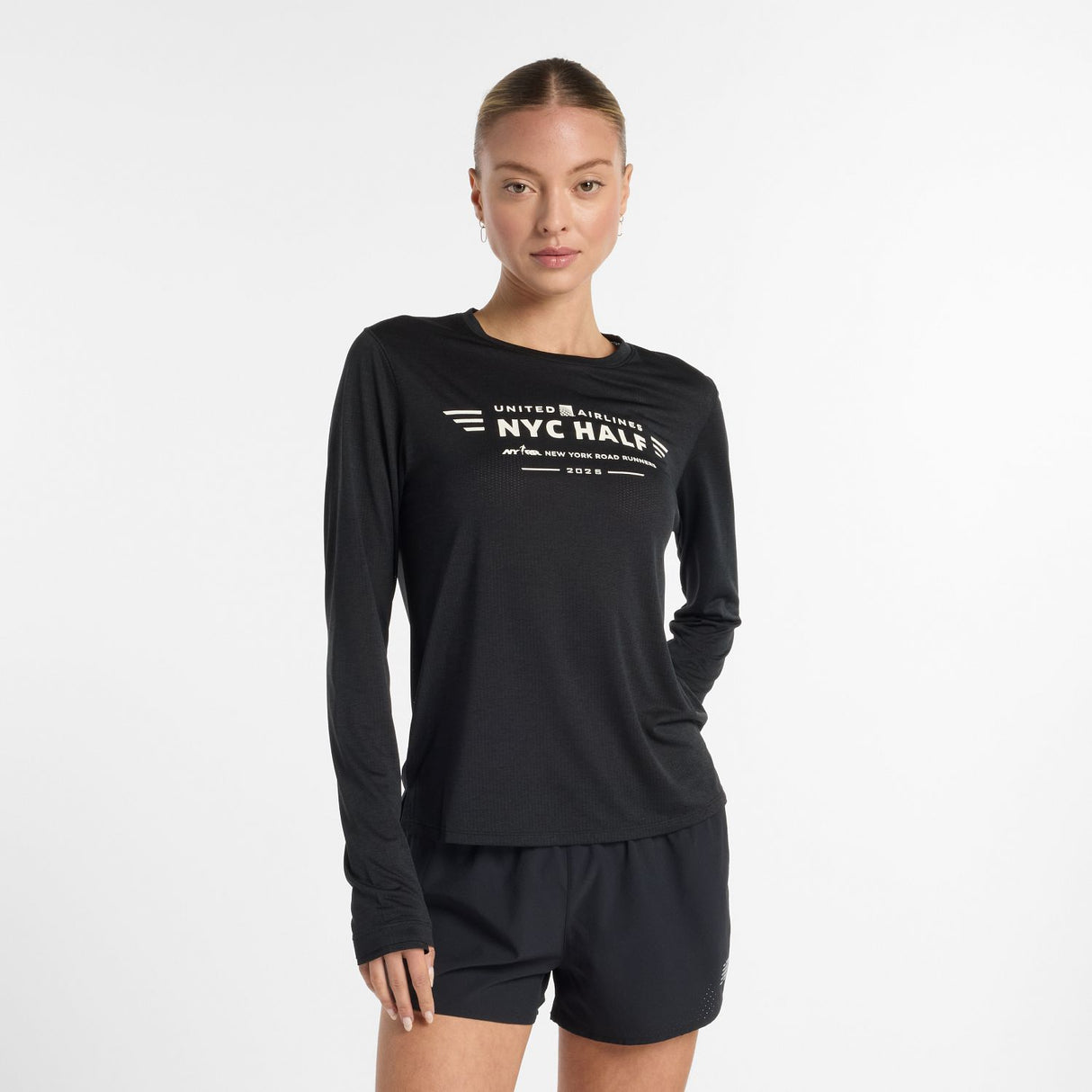 New Balance Women's United Airlines NYC Half Athletics Long Sleeve-3