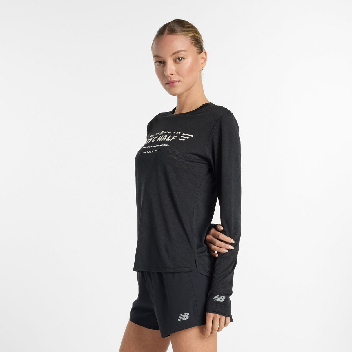 New Balance Women's United Airlines NYC Half Athletics Long Sleeve-4