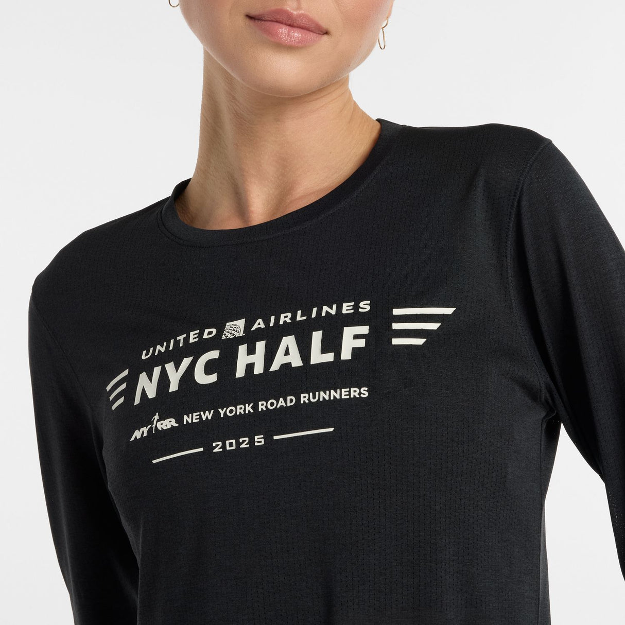 New Balance Women's United Airlines NYC Half Athletics Long Sleeve-6