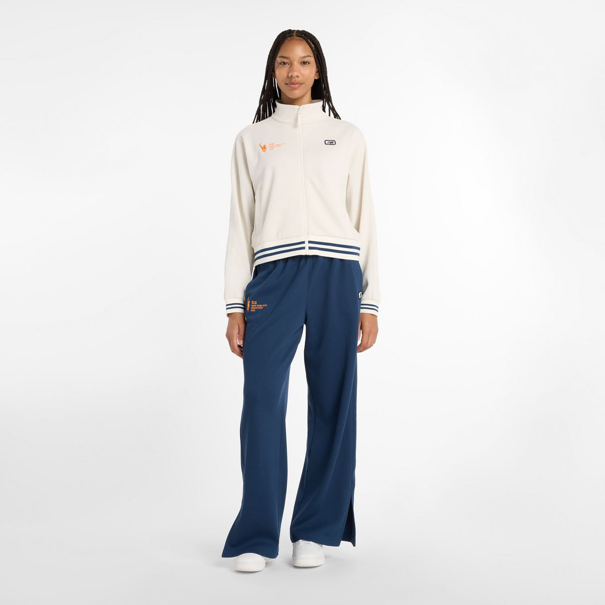 New Balance Women's NYC Marathon Post Season Pique Track Pants-1