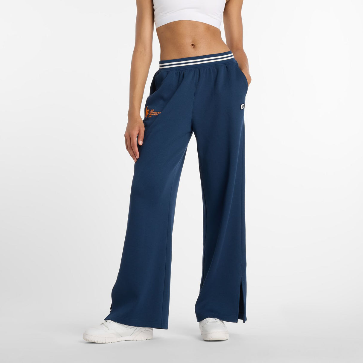 New Balance Women's NYC Marathon Post Season Pique Track Pants-2