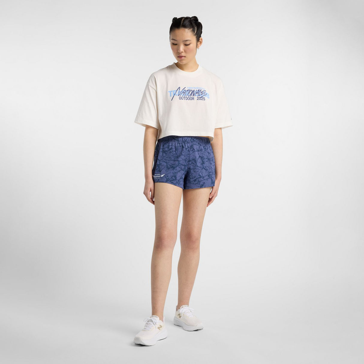 New Balance Women's RC Printed Shorts 3-1