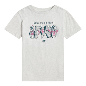New Balance Girls' More Than A Mile T-Shirt-1