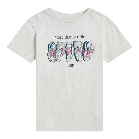 New Balance Girls' More Than A Mile T-Shirt-1