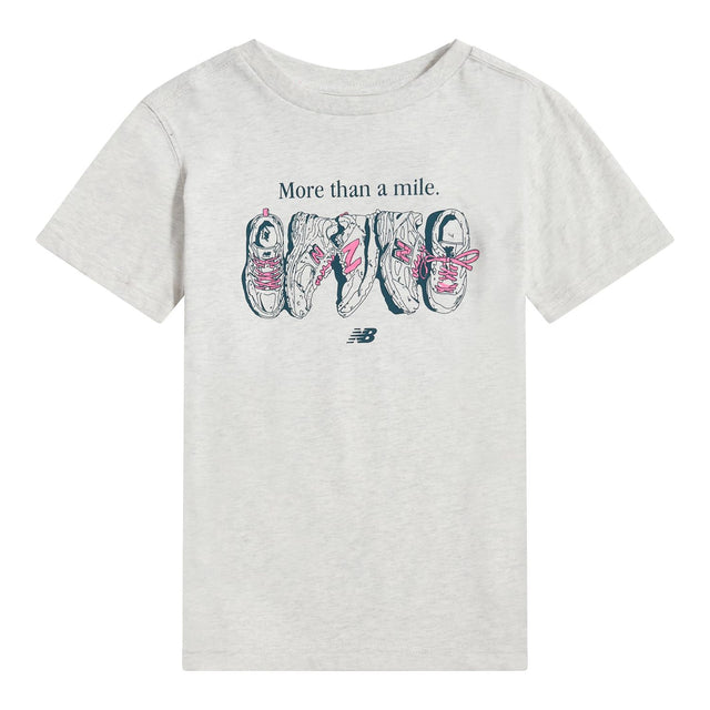 New Balance Girls' More Than A Mile T-Shirt-1