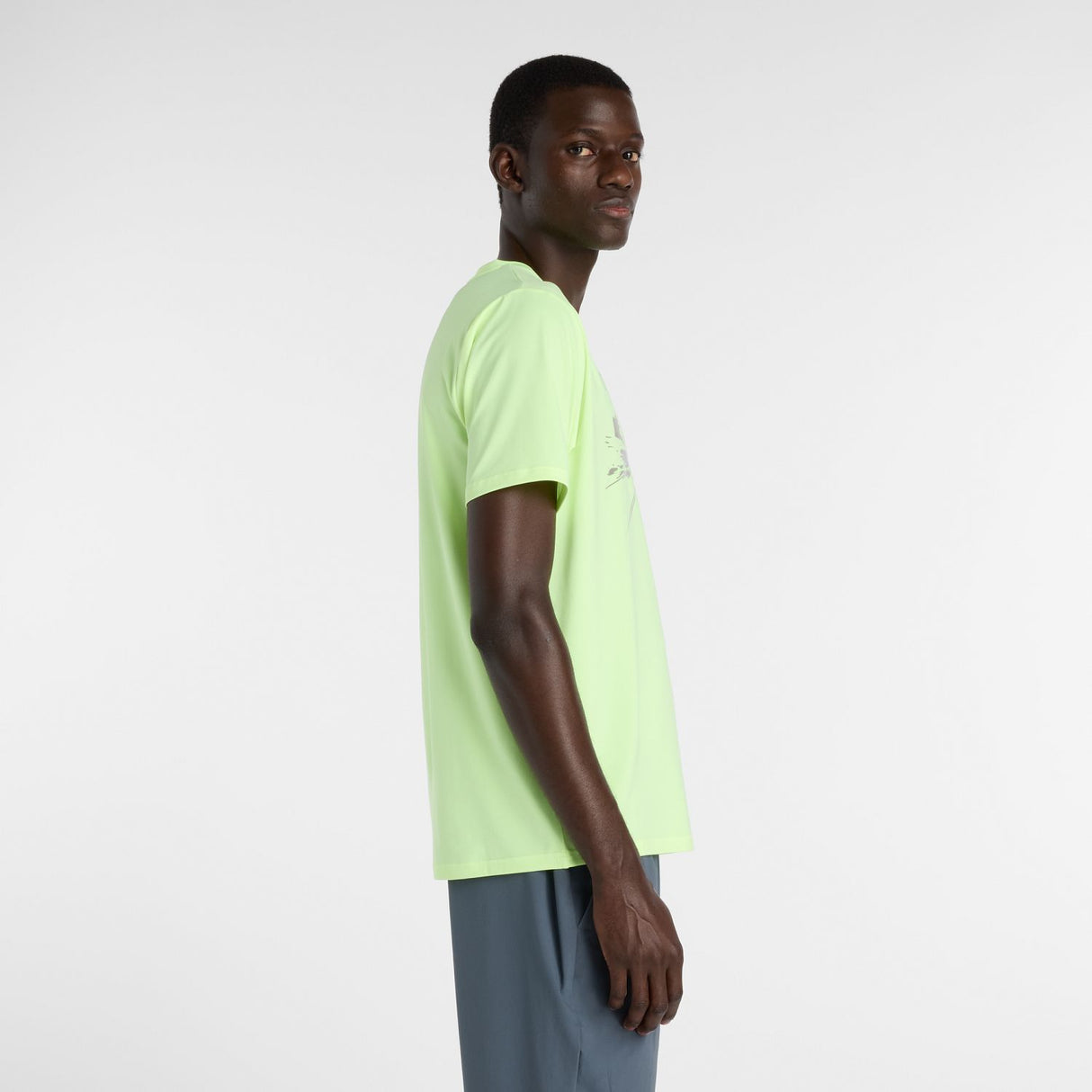 New Balance Men's Reflective City Poly T-Shirt-2