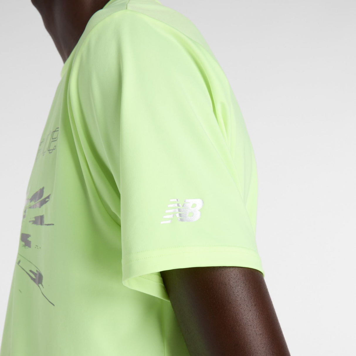 New Balance Men's Reflective City Poly T-Shirt-5