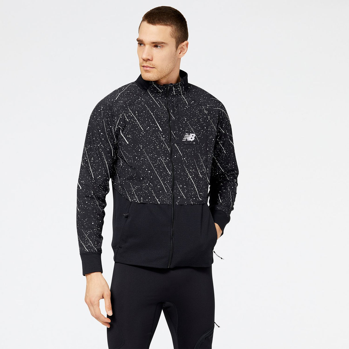 New Balance Men's Reflective NB Heat Grid Jacket-1