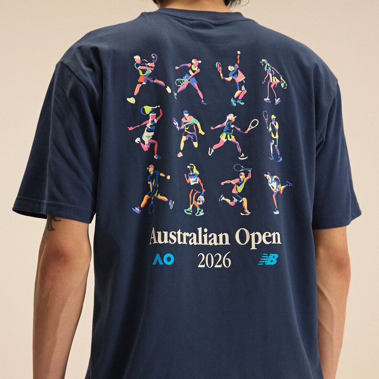 New Balance Men's Australian Open Flexibility Graphic T-Shirt-7