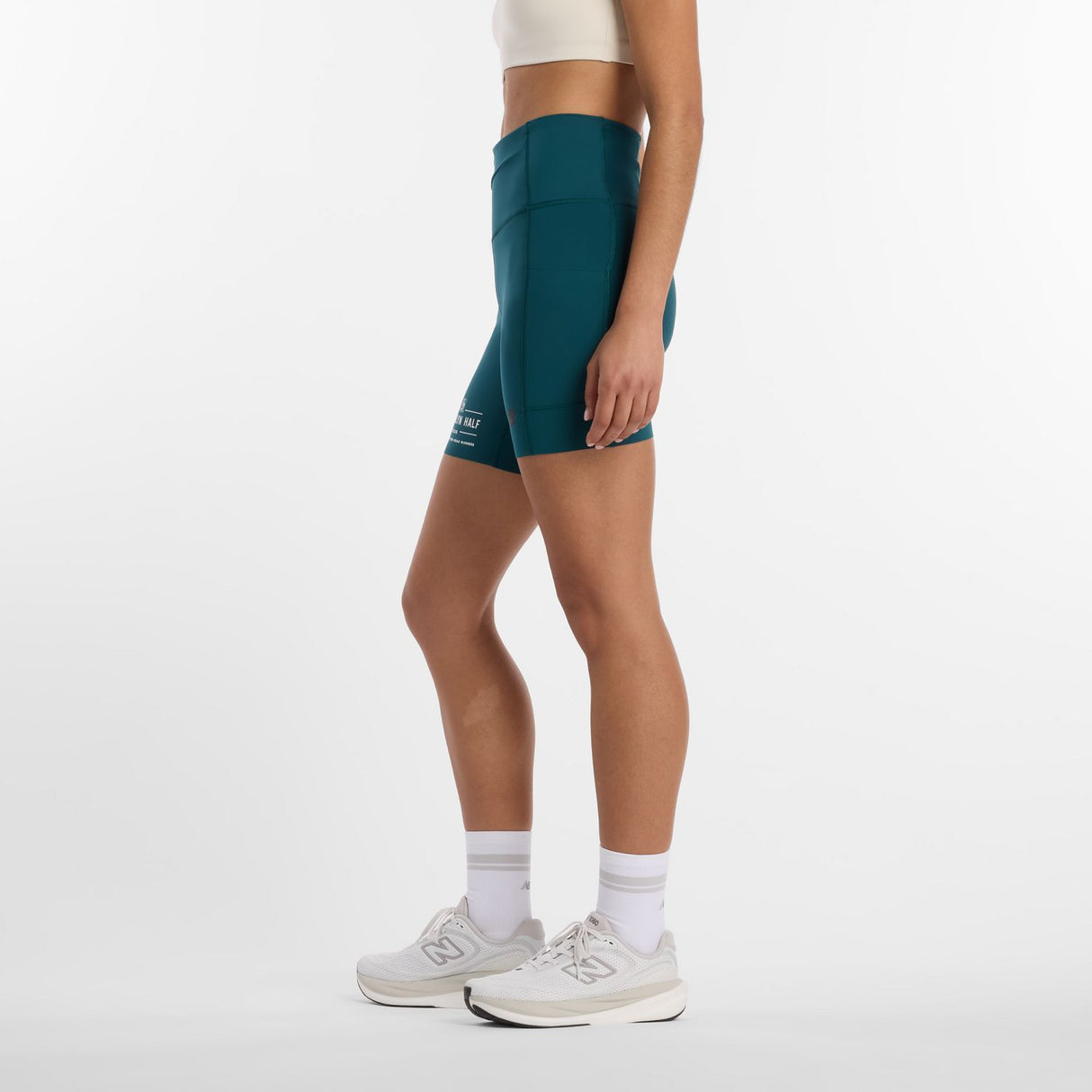 New Balance Women's RBC Brooklyn Half NB Sleek Race Storage Shorts 6-3