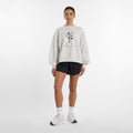 New Balance Women's United Airlines NYC Half Printed Athletics French Terry Crew-1