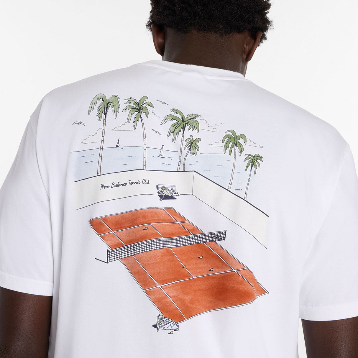 New Balance Men's Tennis Graphic T Shirt-5