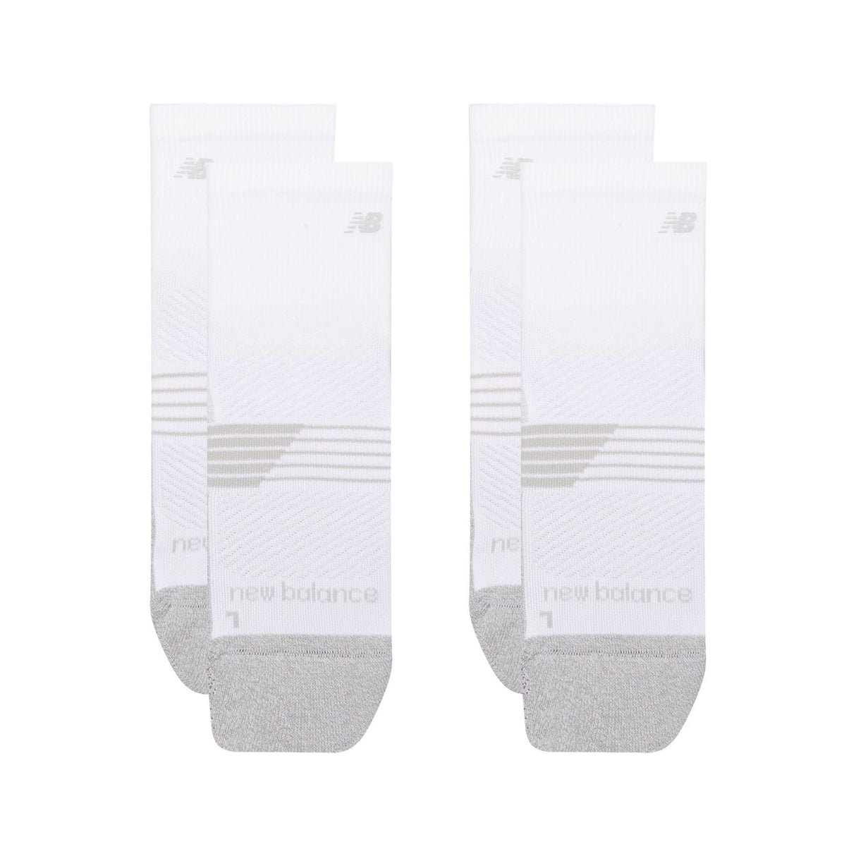 New Balance Pro Training Cushion Quarter Socks 2 Pack-2