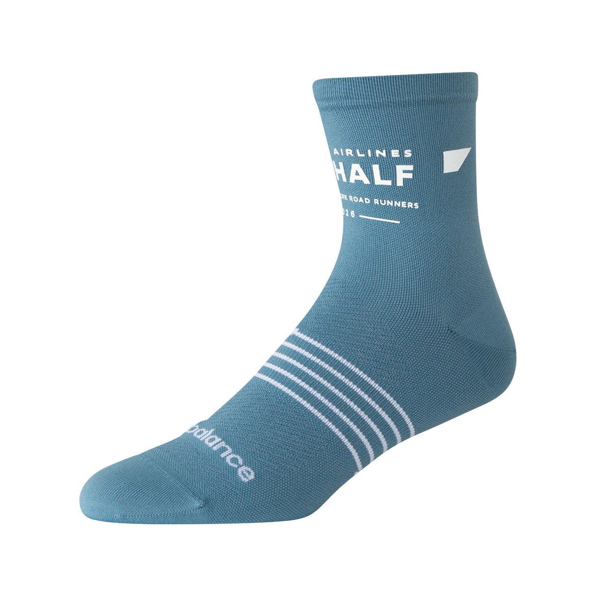 New Balance United Airlines NYC Half Quarter Socks-1