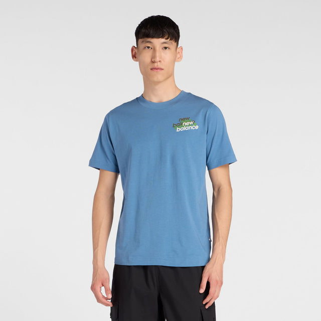 New Balance Men's Multi Linear Logo T-Shirt-1