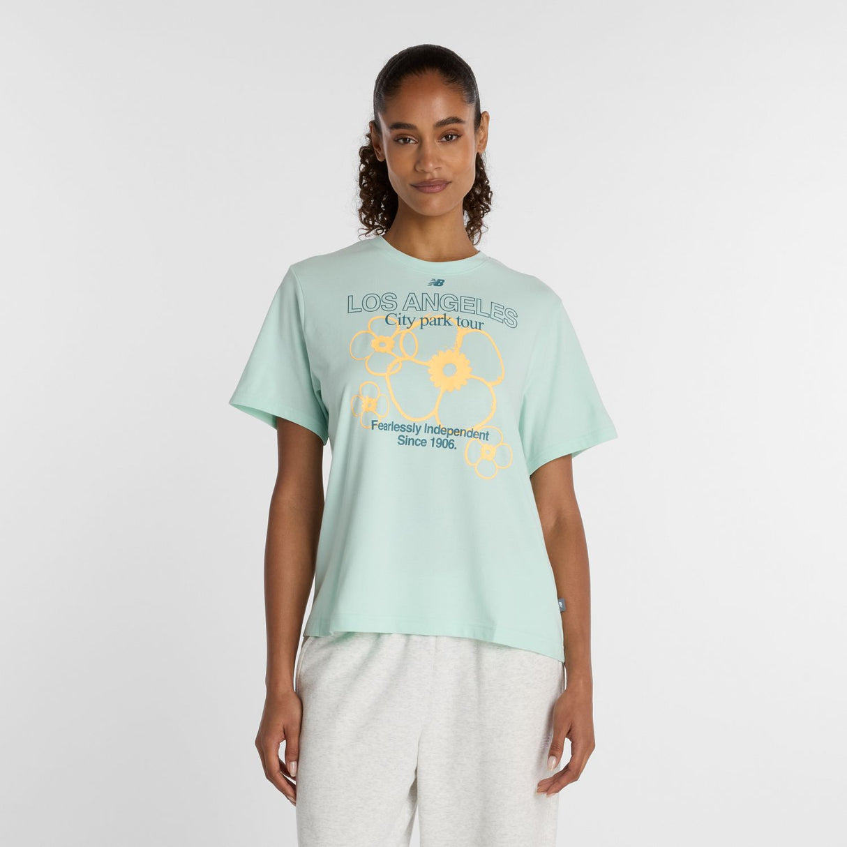 New Balance Women's LA City Run Relaxed T-Shirt-1
