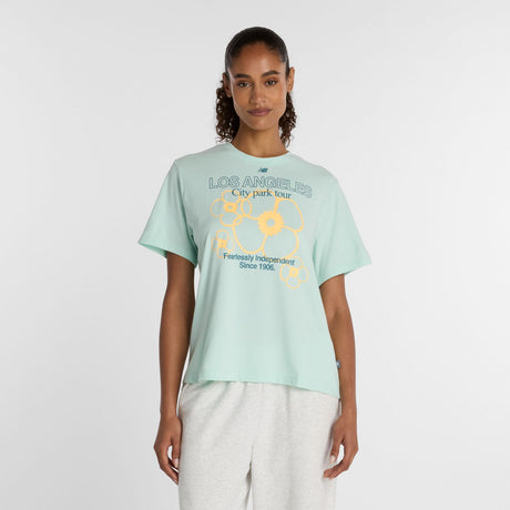 New Balance Women's LA City Run Relaxed T-Shirt-1