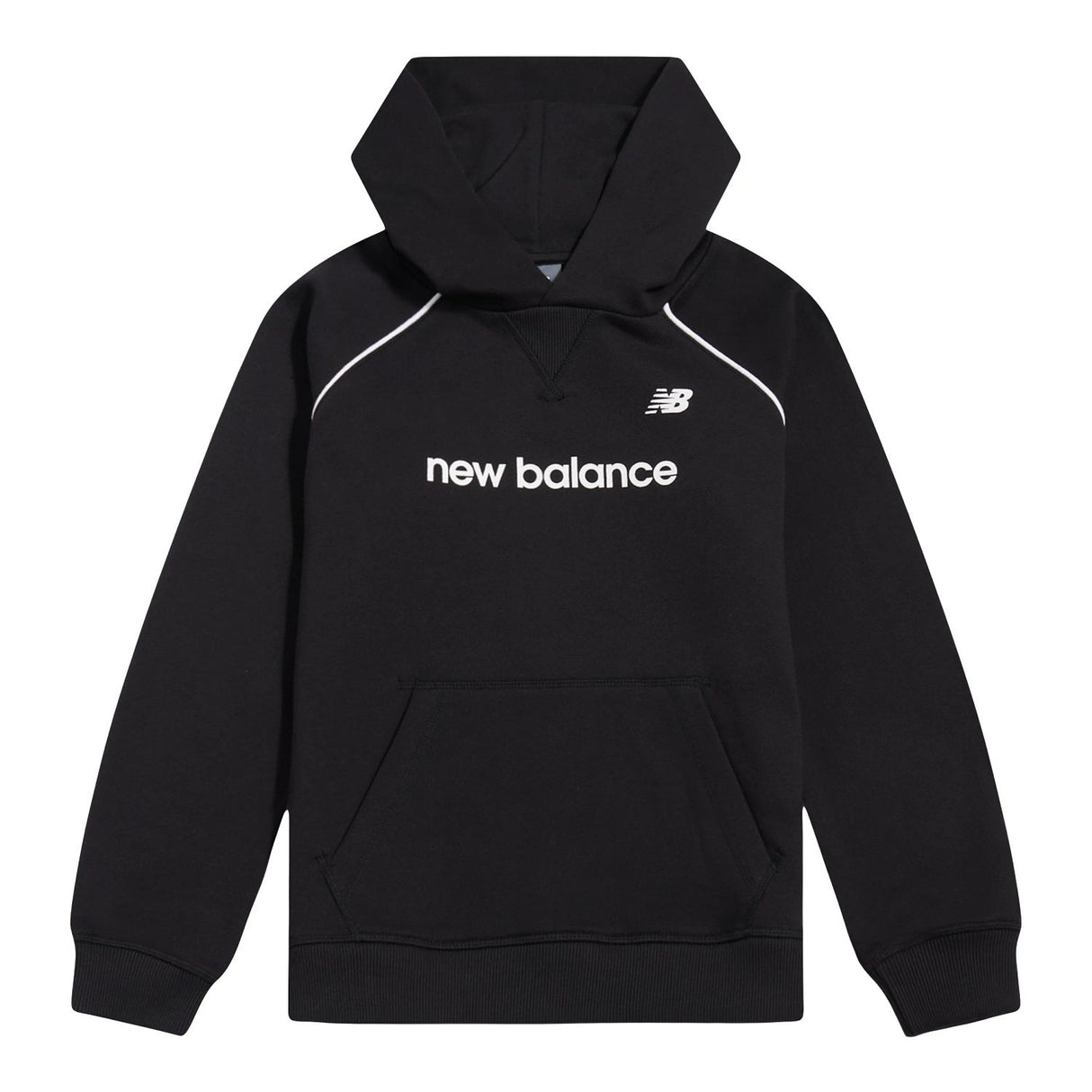 New Balance Boys' Linear Team Graphic French Terry Hoodie-1