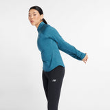 New Balance Women's NYC Marathon Athletics Heat Grid Half Zip-2