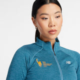 New Balance Women's NYC Marathon Athletics Heat Grid Half Zip-7