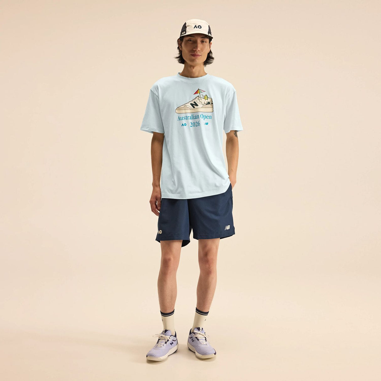 New Balance Men's Australian Open Shoey Graphic T-Shirt-2