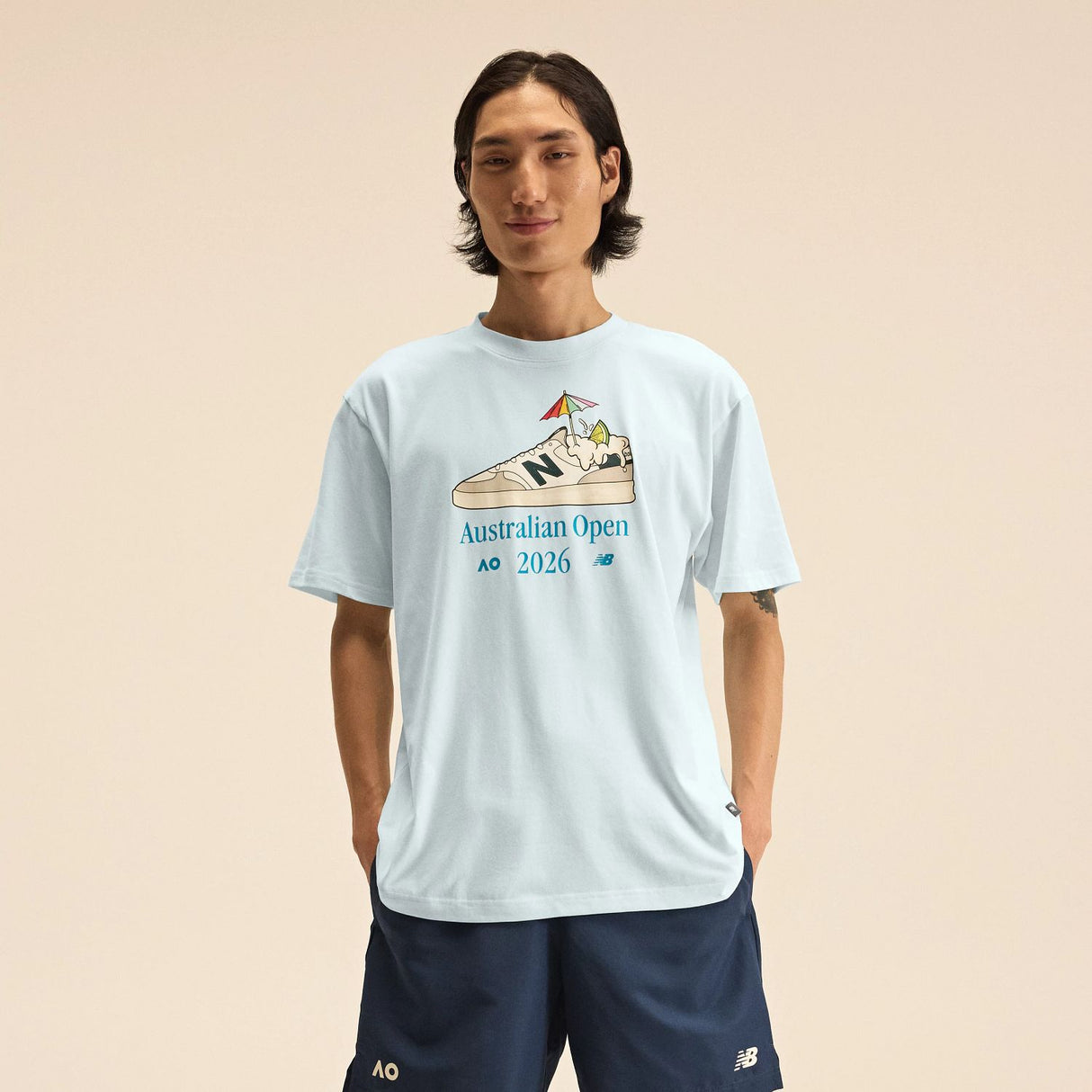 New Balance Men's Australian Open Shoey Graphic T-Shirt-3