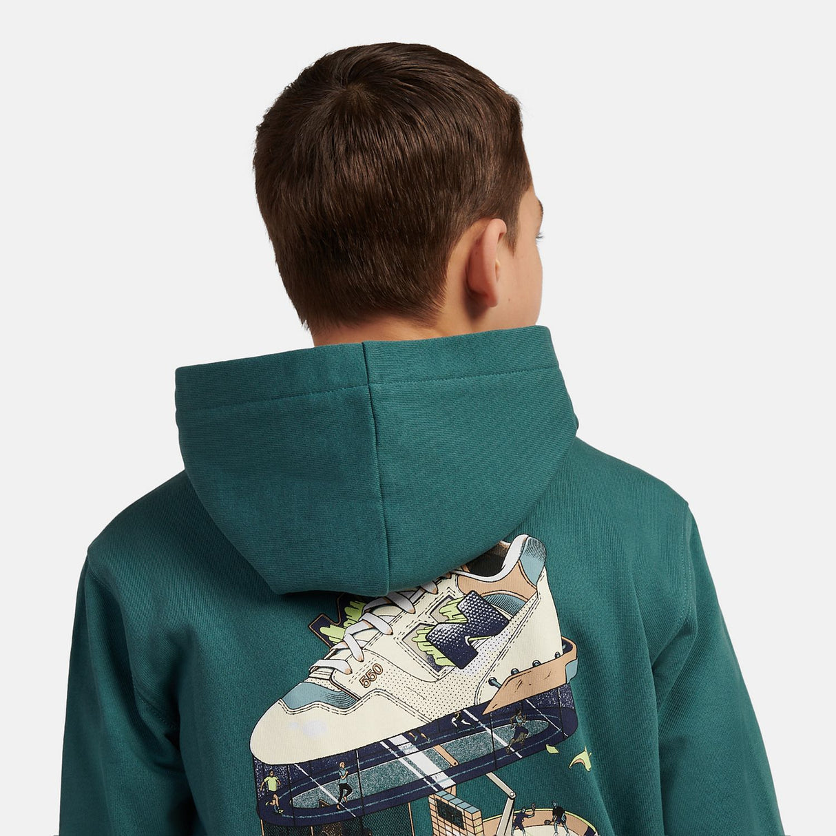 New Balance Boys' Centre Fitness Full Zip Hoodie-9