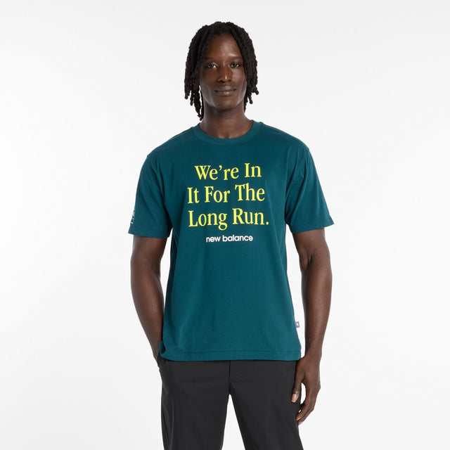 New Balance Men's RBC Brooklyn Half Graphic T-Shirt - Long Run-1