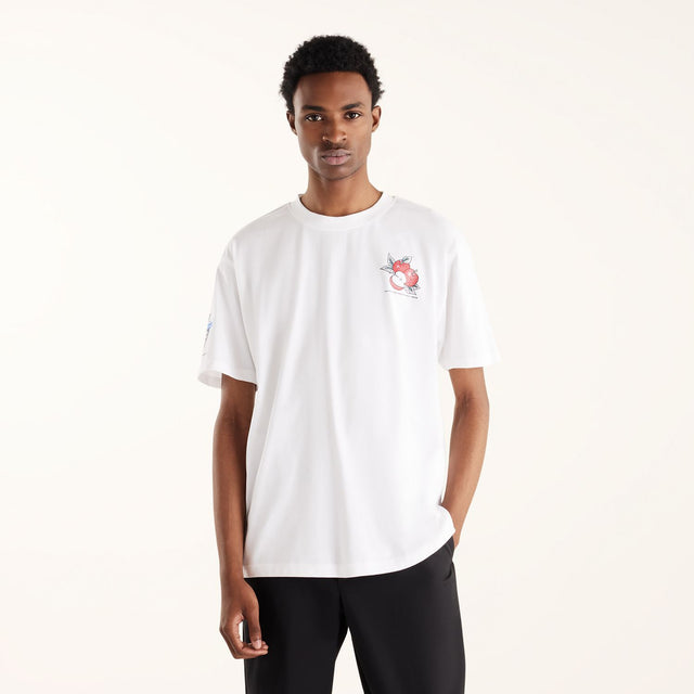 New Balance Men's United Airlines NYC Half Graphic T-Shirt - Apple-1