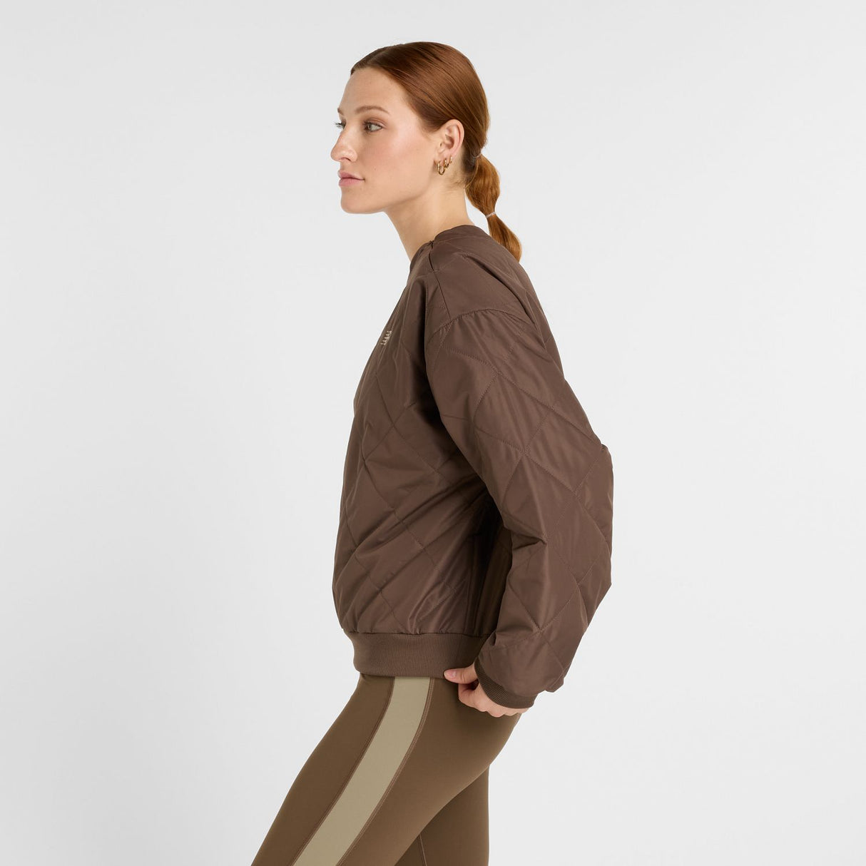 New Balance Women's Quilted Woven Crew-4