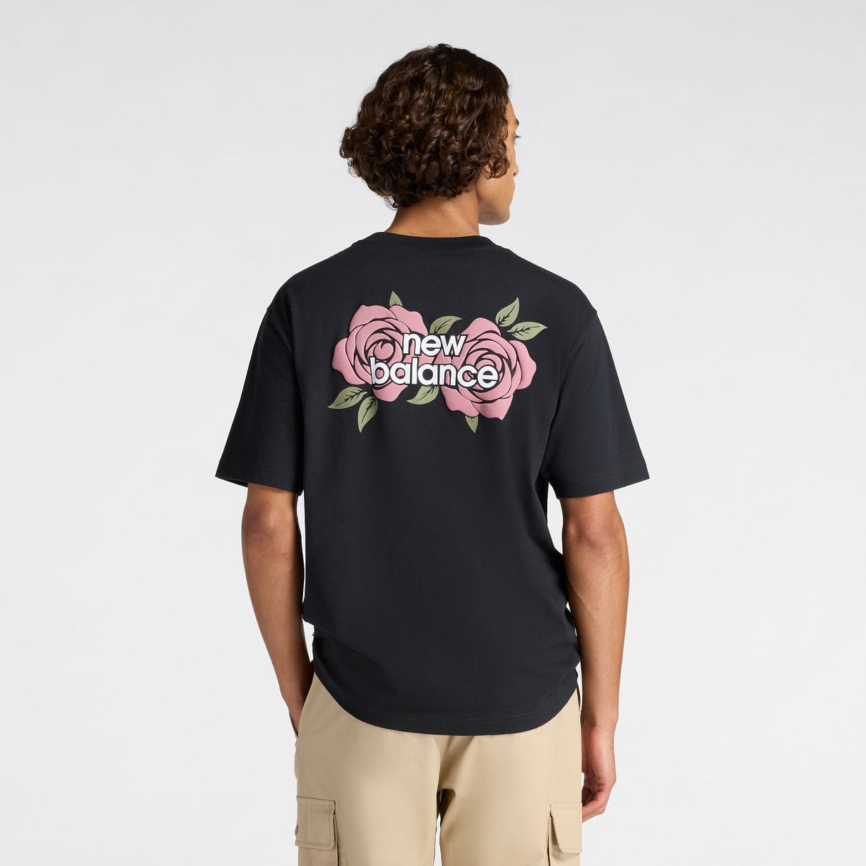 New Balance Men's Linear Rose T-Shirt-3