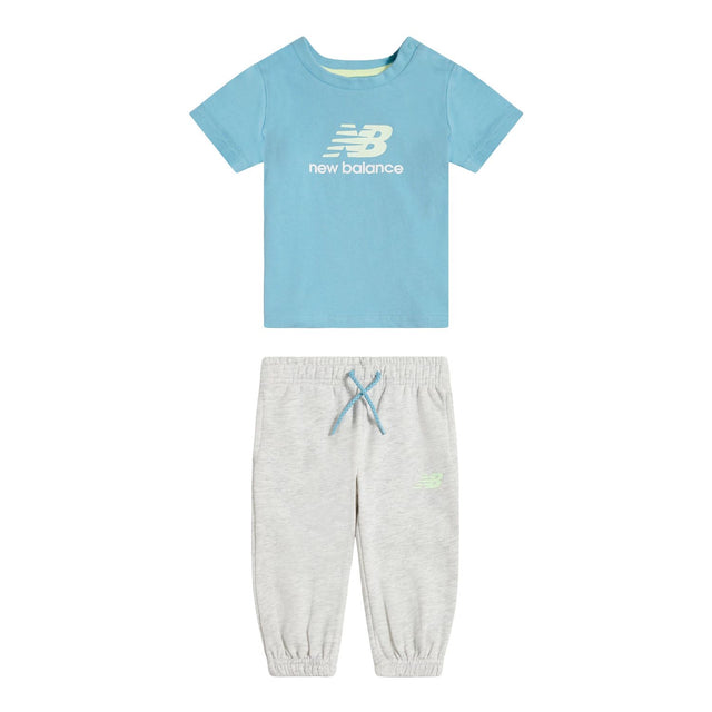 New Balance Infant & Toddler Colourblock T-Shirt & Jog Set-1