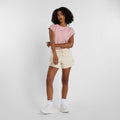 New Balance Women's Heritage French Terry Crop T-Shirt-1