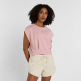 New Balance Women's Heritage French Terry Crop T-Shirt-3