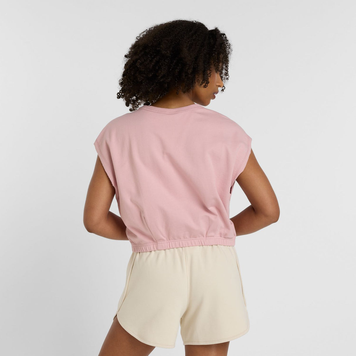 New Balance Women's Heritage French Terry Crop T-Shirt-5