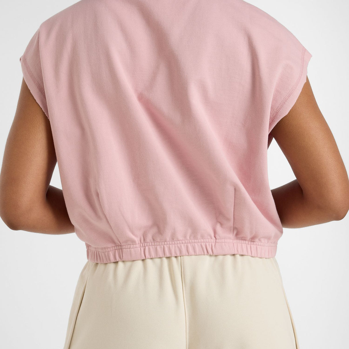 New Balance Women's Heritage French Terry Crop T-Shirt-7