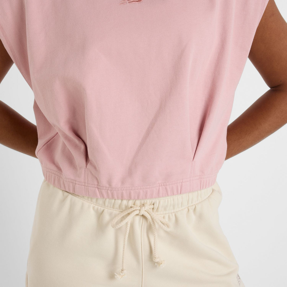 New Balance Women's Heritage French Terry Crop T-Shirt-8