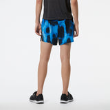 New Balance Men's Printed Impact Run 5 Inch Shorts-3