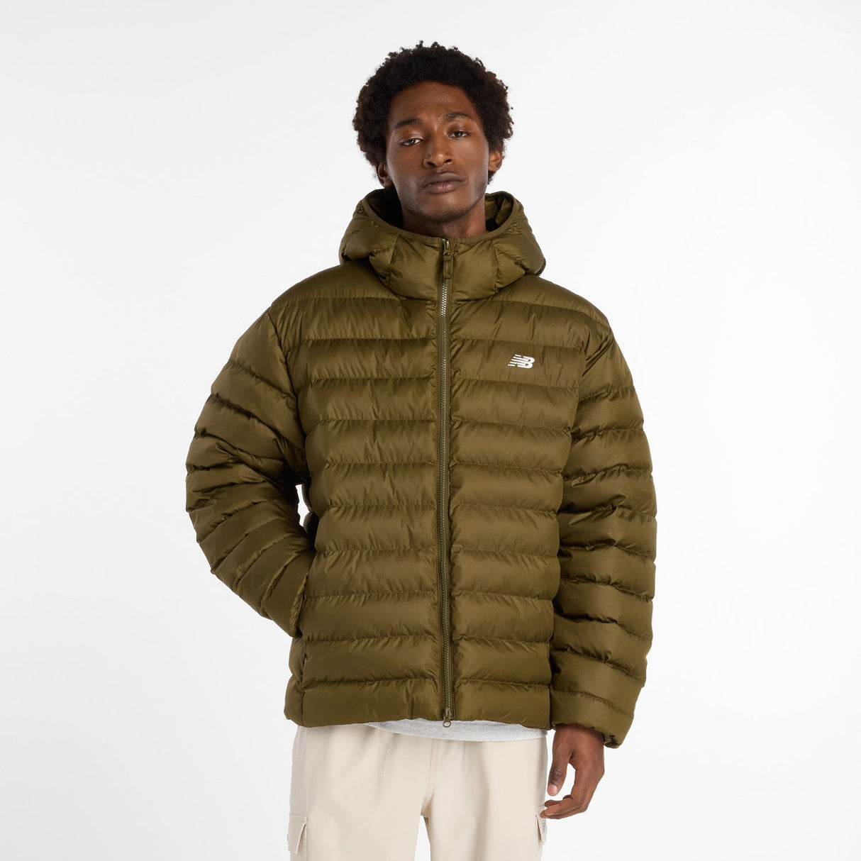 New Balance Men's Sport Essentials Hooded Puffer Jacket-2