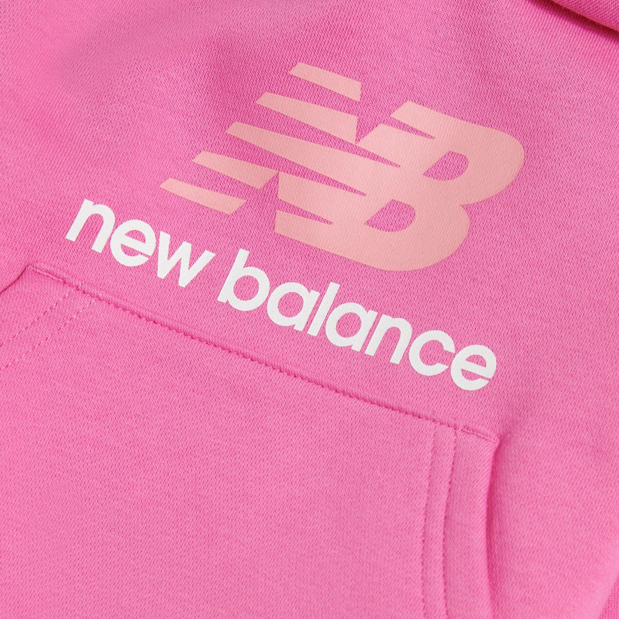 New Balance Girls' BB Stacked Logo Hoodie-3