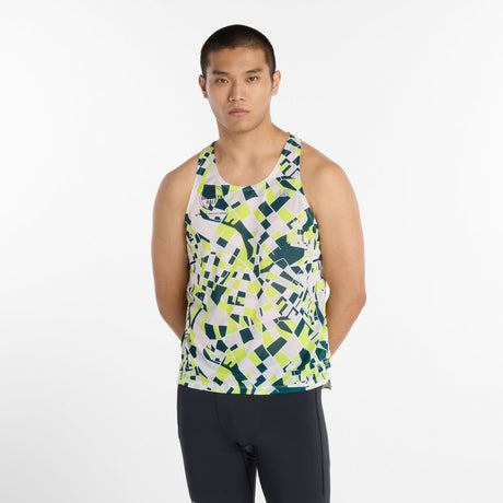 New Balance Men's RBC Brooklyn Half Printed RC Essential Singlet-2