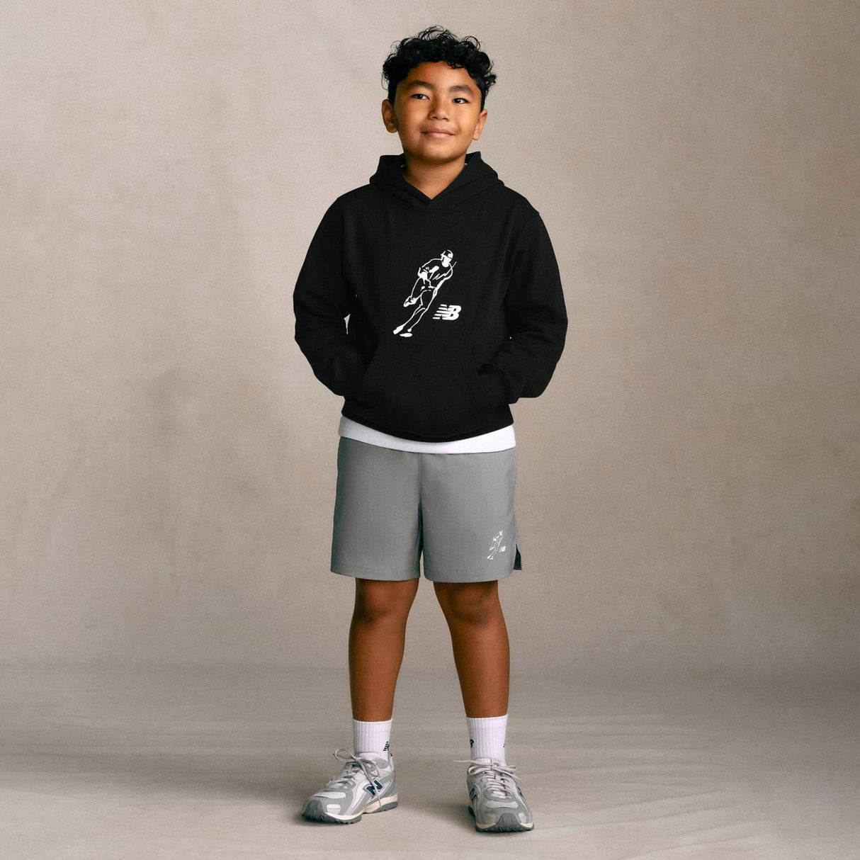 New Balance Boys' Shohei Logo Hoodie-4
