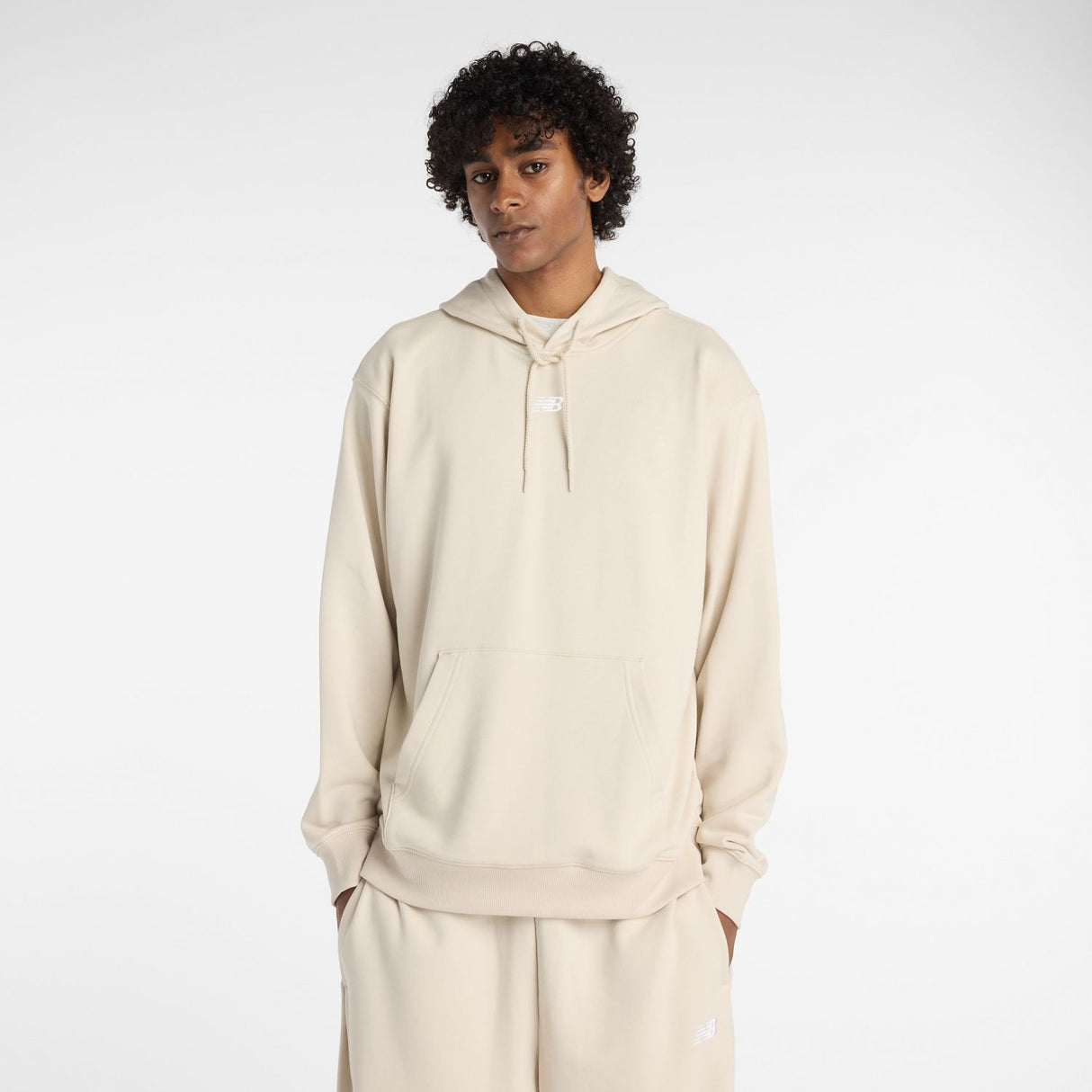 New Balance Men's Oversized Center Embroidered Hoodie-1