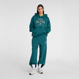 New Balance Women's Trackside Fleece Hoodie-1